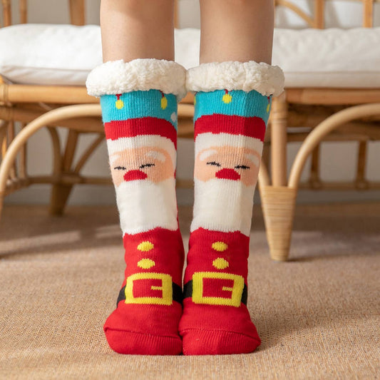 CHRISTMAS BELL FUZZY INDOOR SLIPPER SHOES