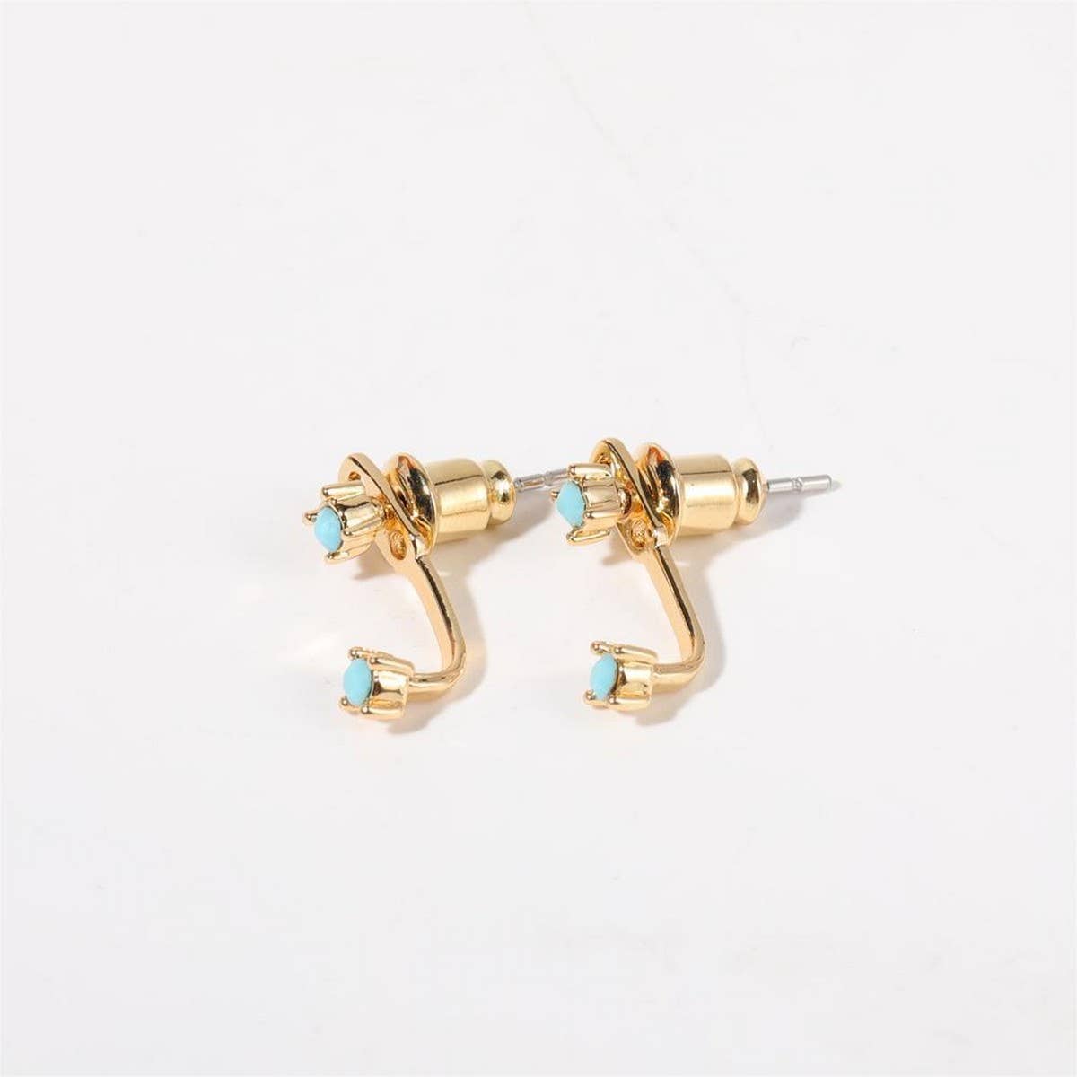 Simple colorful birthstone earrings_CWMM5346