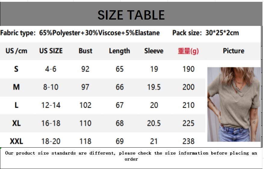 CWOSWS0133_KNITTED RIBBED V-NECK BUTTON SHORT SLEEVE TOP