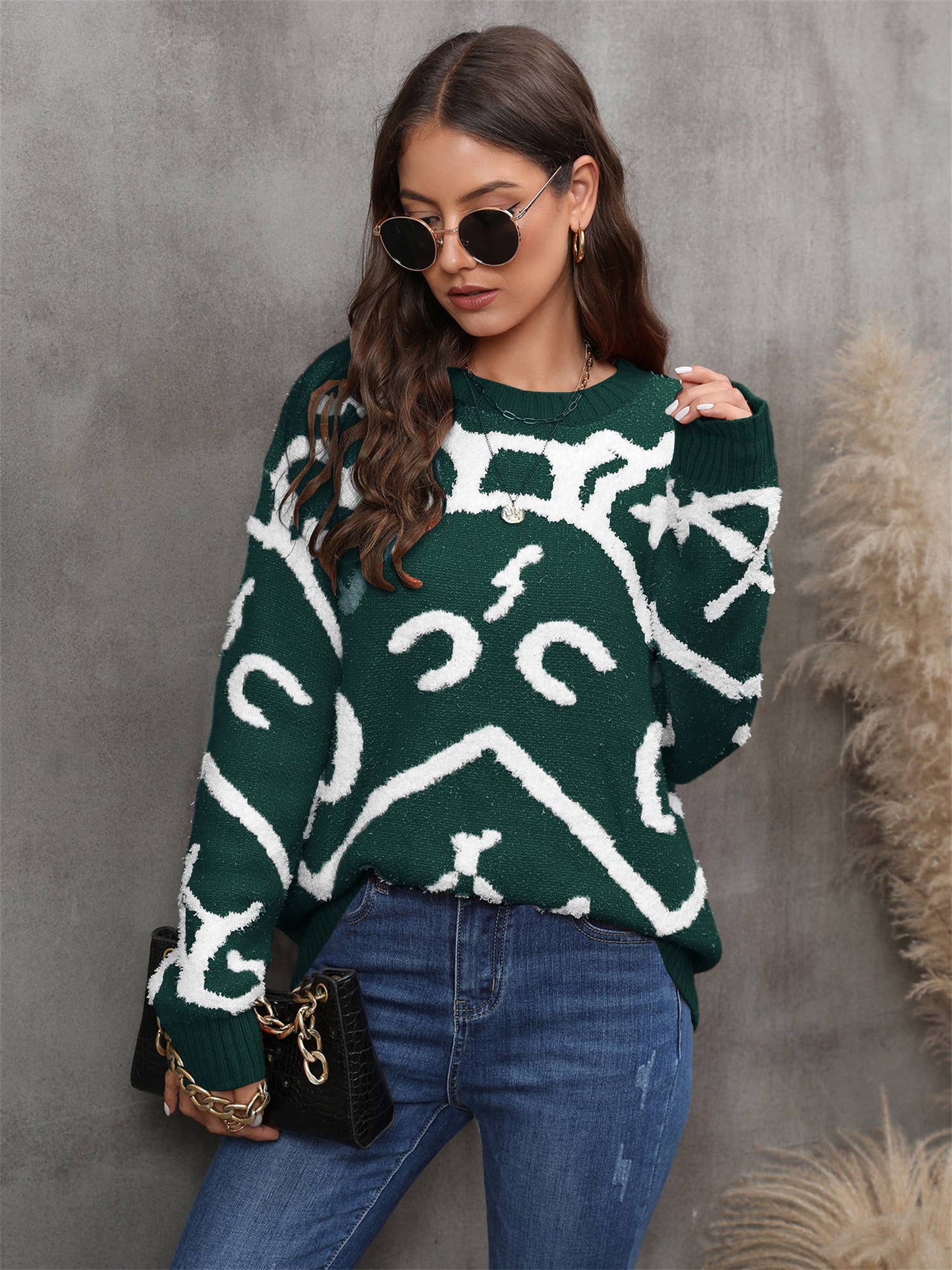 CHRISTMAS SWEATER FASHION KNIT PULLOVER SWEATER