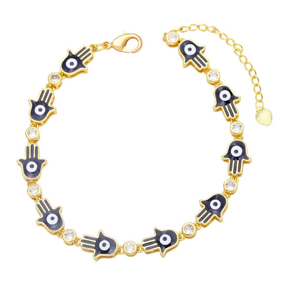 FASHION BOHEMIAN COLORFUL OIL DROPPING BRACELET_CWAJE0890