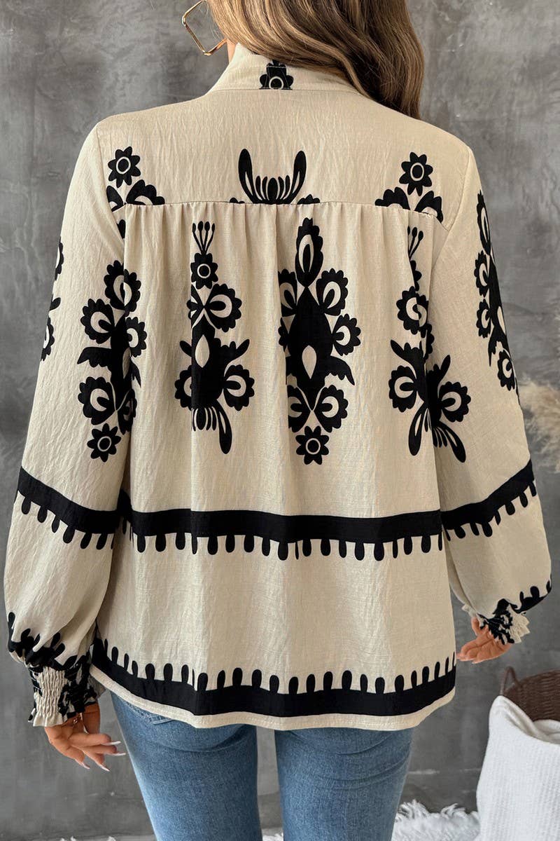 CWTBLL00746_ETHNIC STYLE LONG-SLEEVED PRINTED SHIRT
