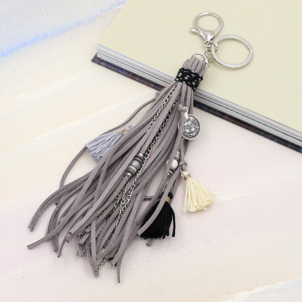 CUTE BOHEMIAN STYLE KEYCHAIN BAG PENDANT