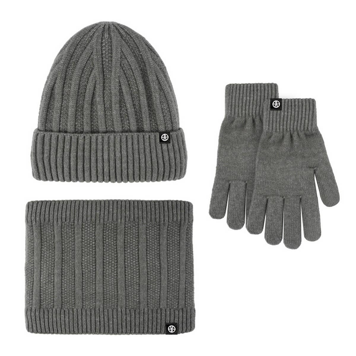 WINTER OUTDOOR WARM THICK FLEECE THREE PIECE SUIT