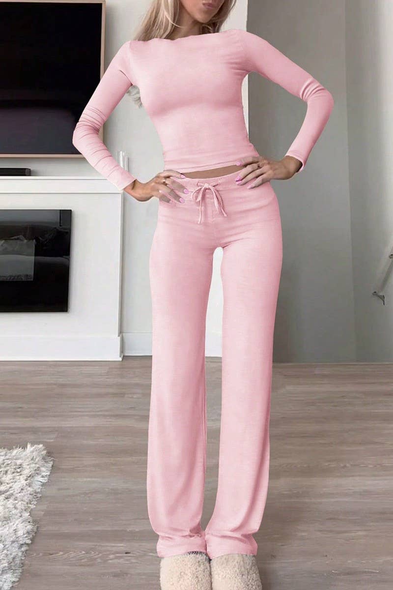 CWSTB00440_SPORTS YOGA LONG SLEEVE TEE AND PANTS SET