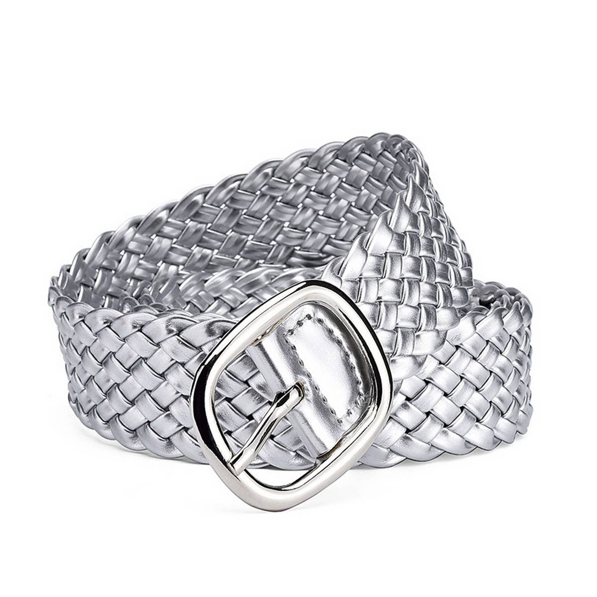 BRAIDED BELT IN BRIGHT CANDY COLOR FOR WOMEN_CWASC0570