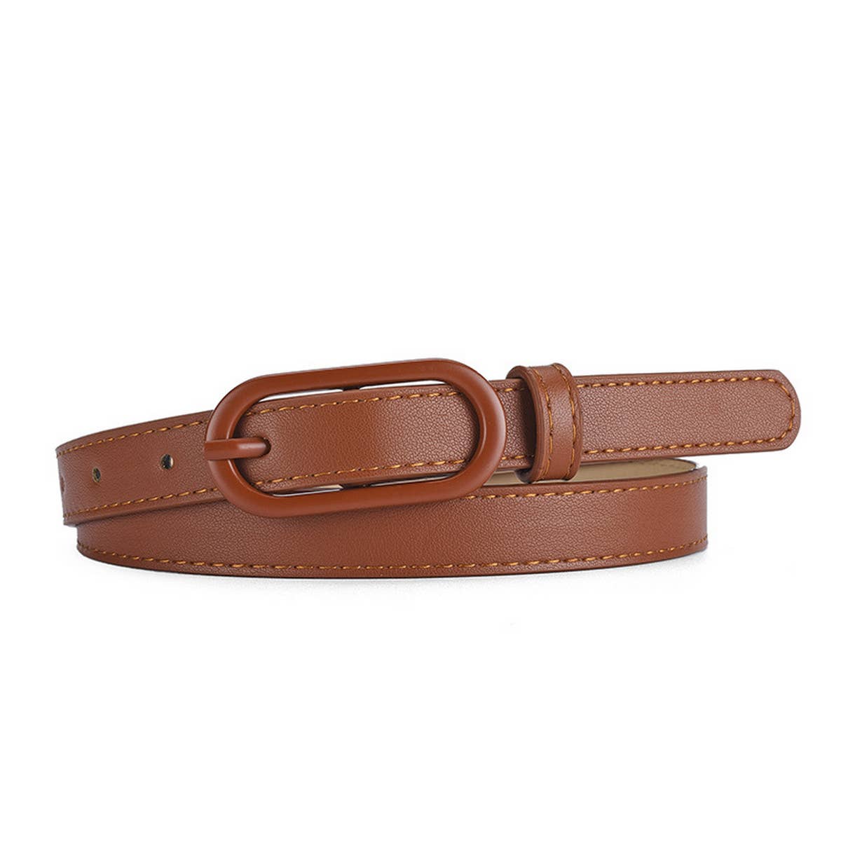 VERSATILE NEW OVAL PIN BUCKLE BELT_CWABE0587