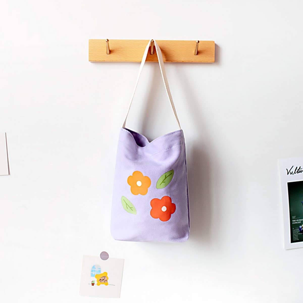 Canvas Tote for Drinks & Phone ??Summer Style_CWAB5604