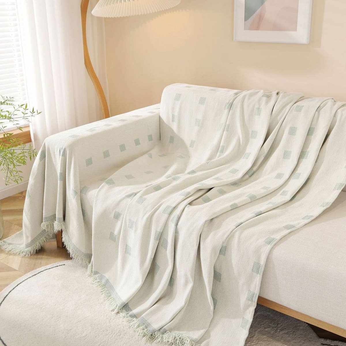 MODERN GEOMETRIC MULTIFUNCTIONAL SAND SOFA THROW