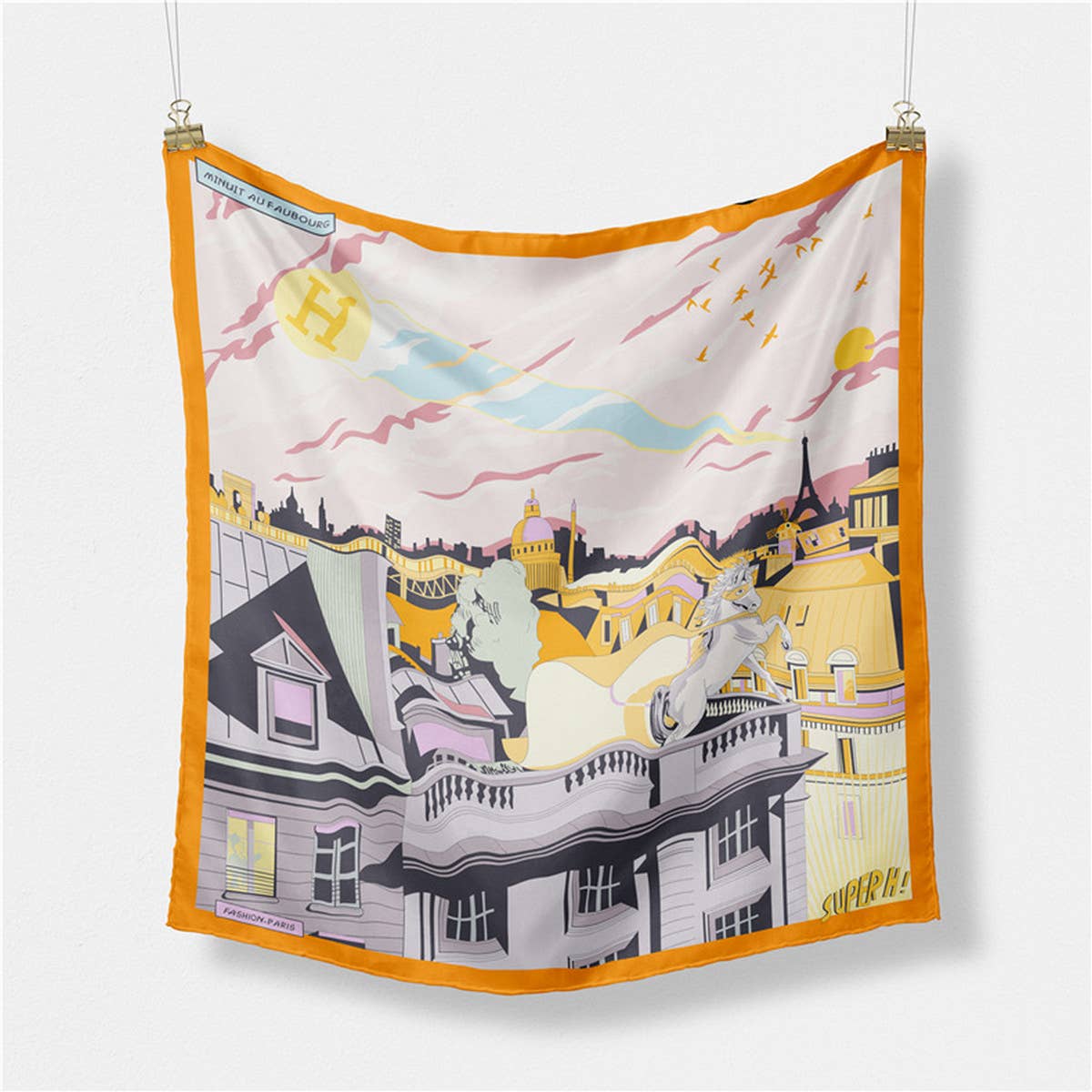 Trendy Scarf - Floral Print Multi-Function Neck