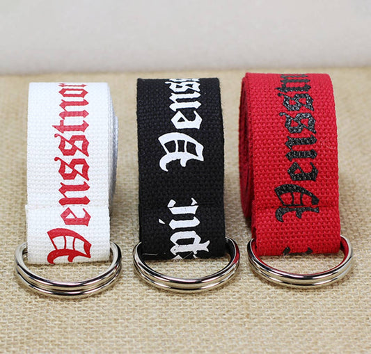 CWABE0958_WOMEN'S HIP HOP BELT CANVAS BELT