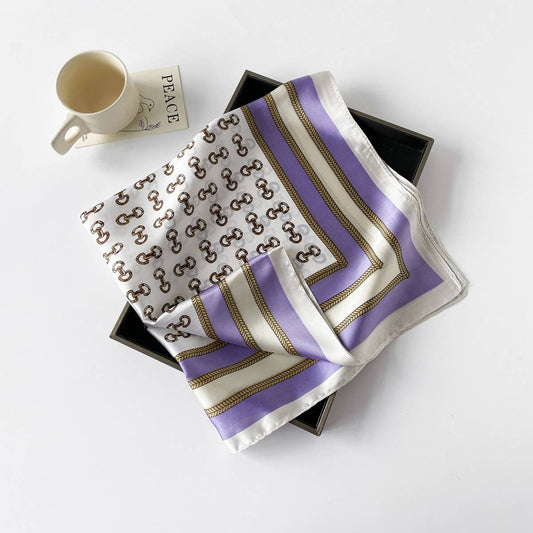 Satin Scarf - Simple Premium Lightweight Square