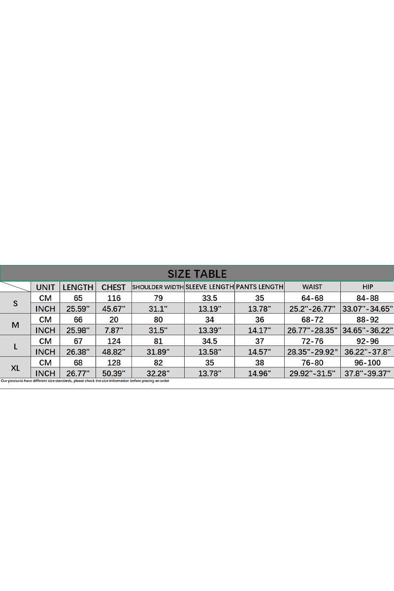 CWSS01300_V-NECK LOOSE LANTERN SLEEVE SHORTS TWO-PIECE SUIT