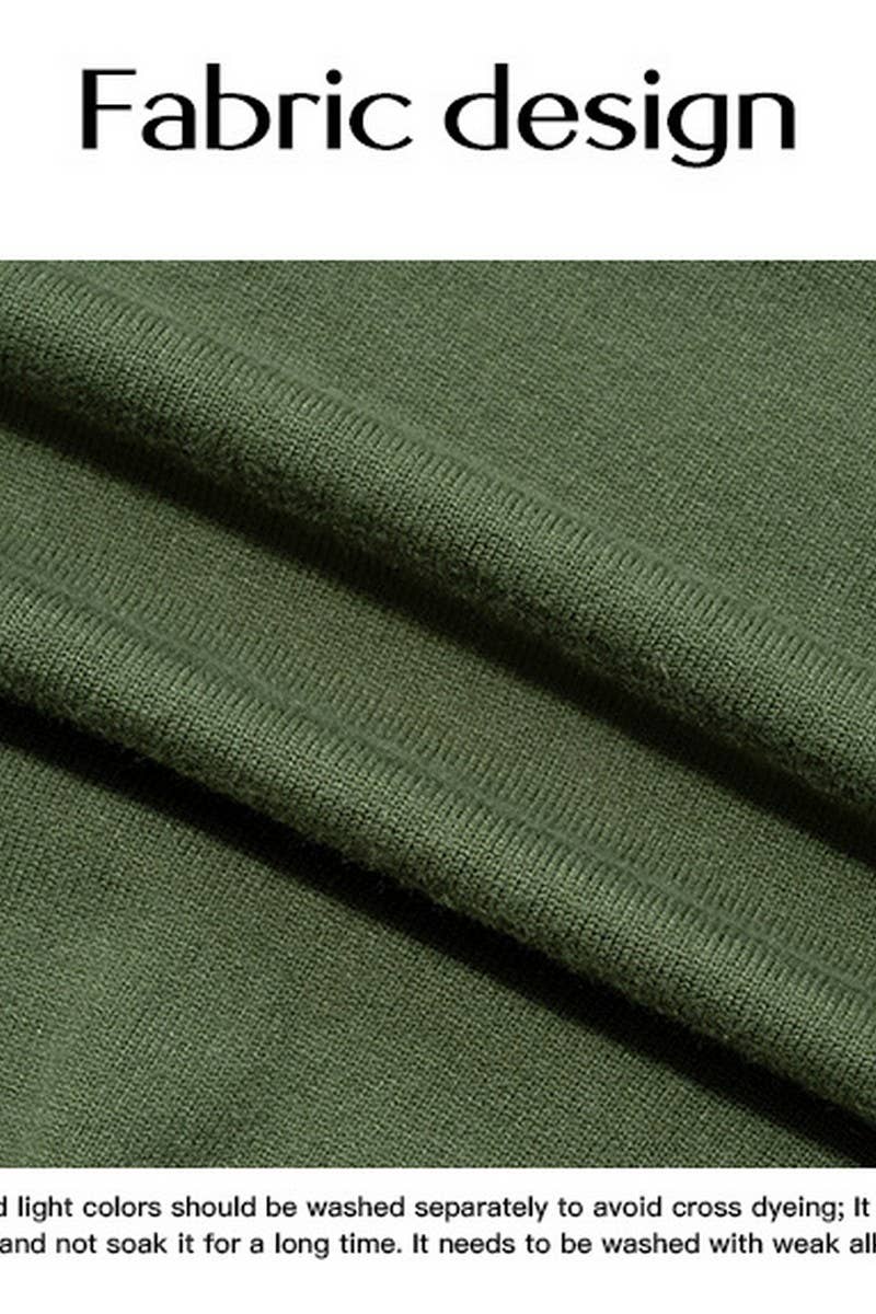 CWSTB0742_CASUAL CONTRAST COLOR SWEATER AND PANTS SET