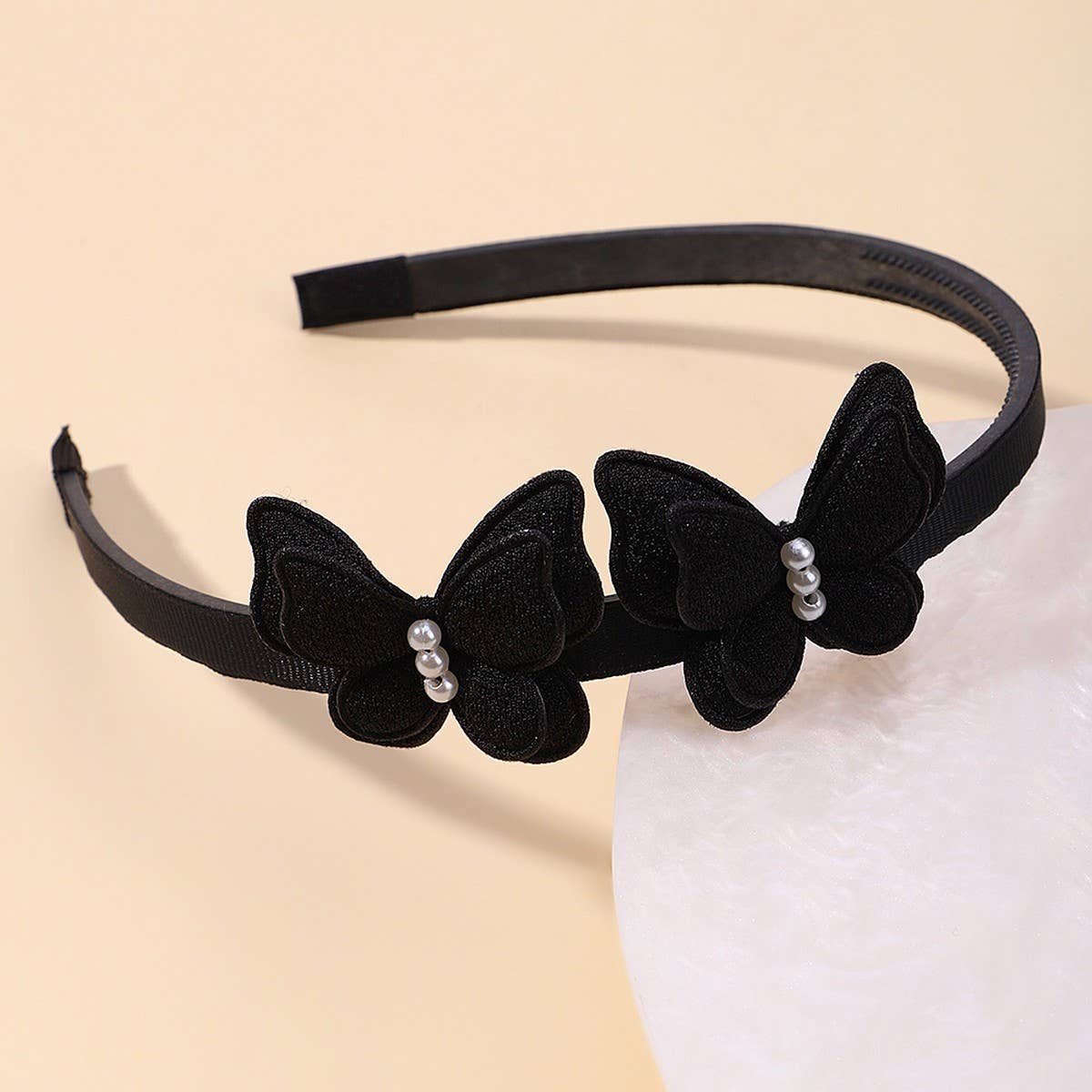 Double-Layer Butterfly Headband ? Candy Colors