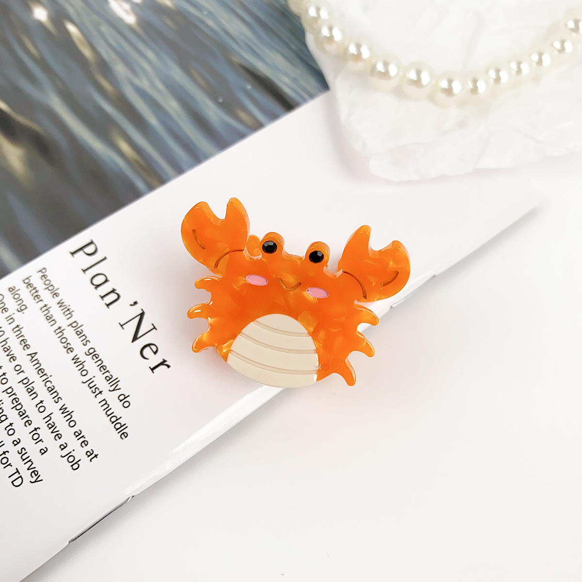 Ocean Style Claw Clip ??Cute Dolphin Shell_CWAHA1482