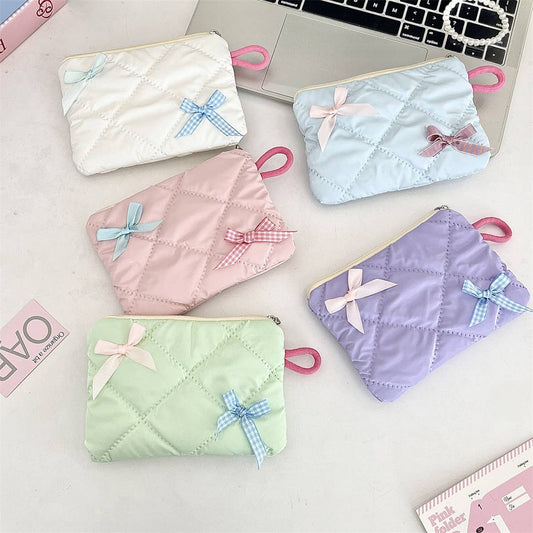 CWAB5787_SHINY BOW PORTABLE STORAGE BAG