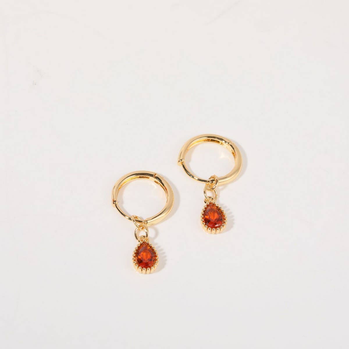 Colorful Birthstone Earrings Teardrop Earrings
