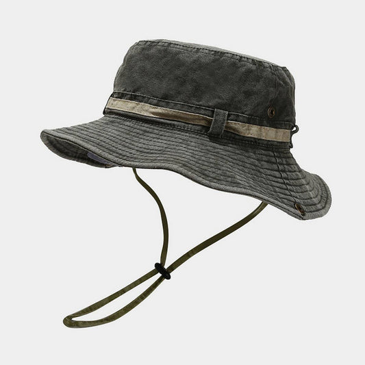 Washed Cotton Outdoor Sun Hat for Men & Women_CWAH3826