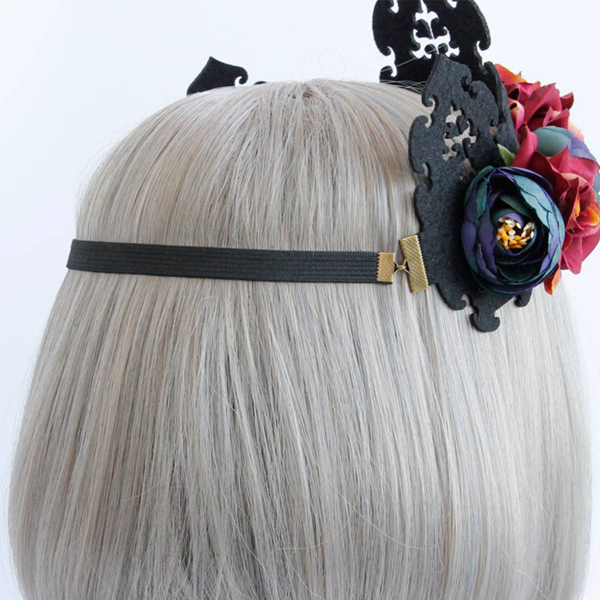 HALLOWEEN SUPPLIES FLOWER WITCH KING CROWN