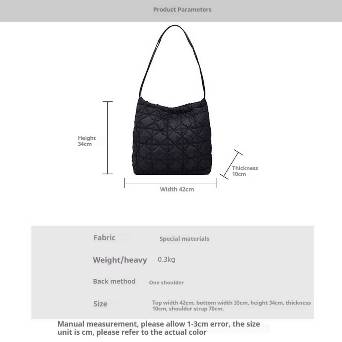Gradient Cloud Bag Puffer Shoulder Tote_CUAB00518