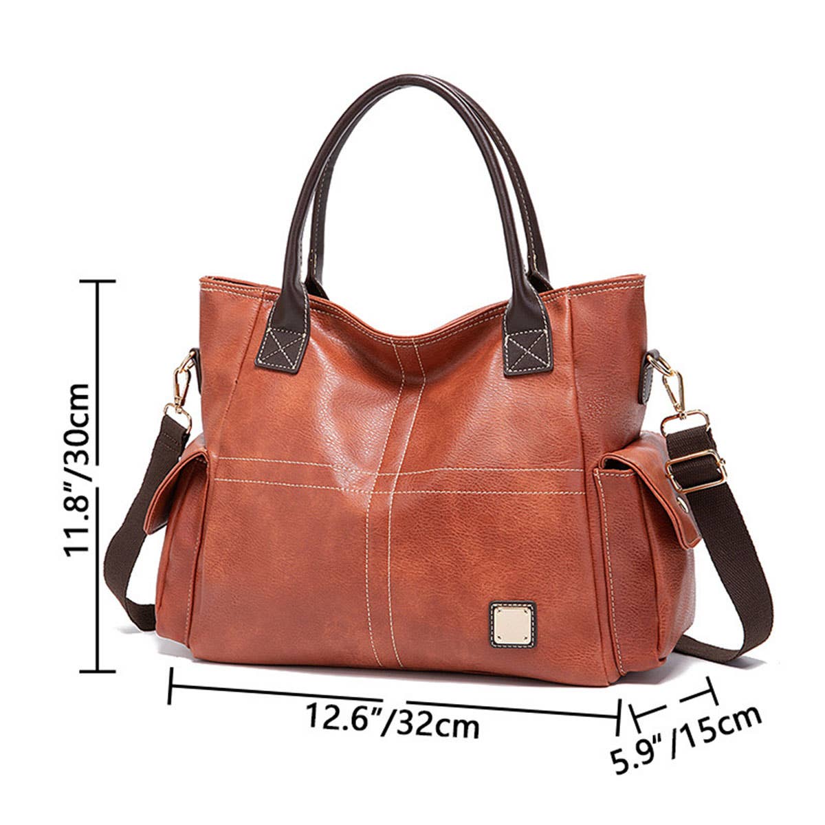 RETRO LARGE CAPACITY HANDBAG DIAGONAL BAG_CWAB0951