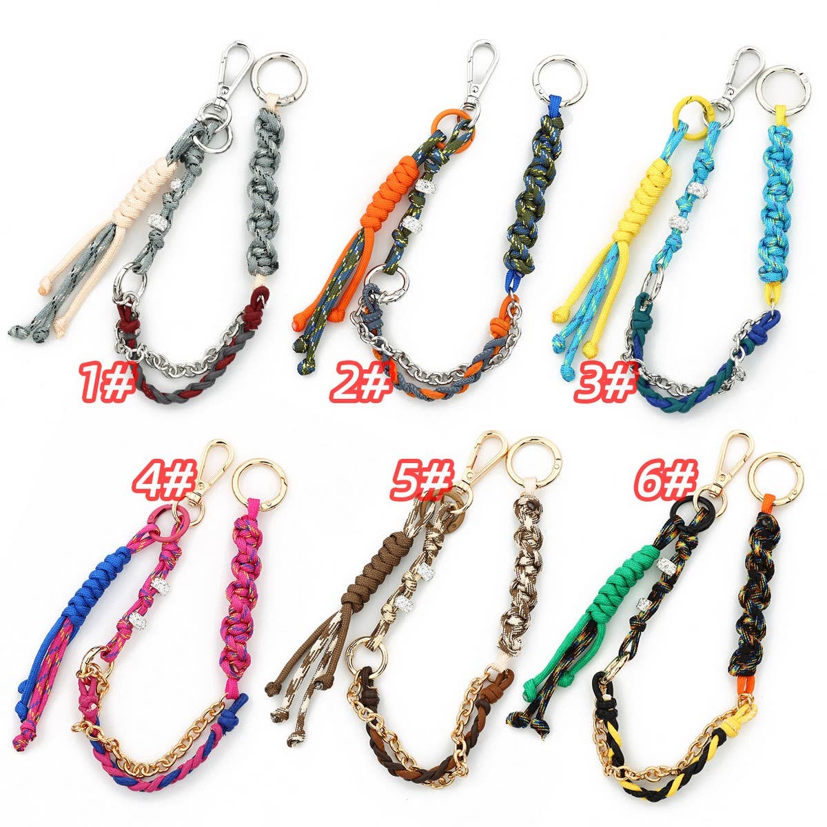 Leather Woven Keychain Handcrafted Bag Charm_CUAB00439