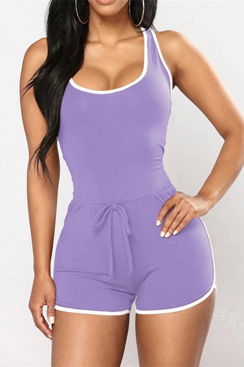 CWSBSSL00026_SEXY SOLID COLOR BOXER BIKINI JUMPSUIT