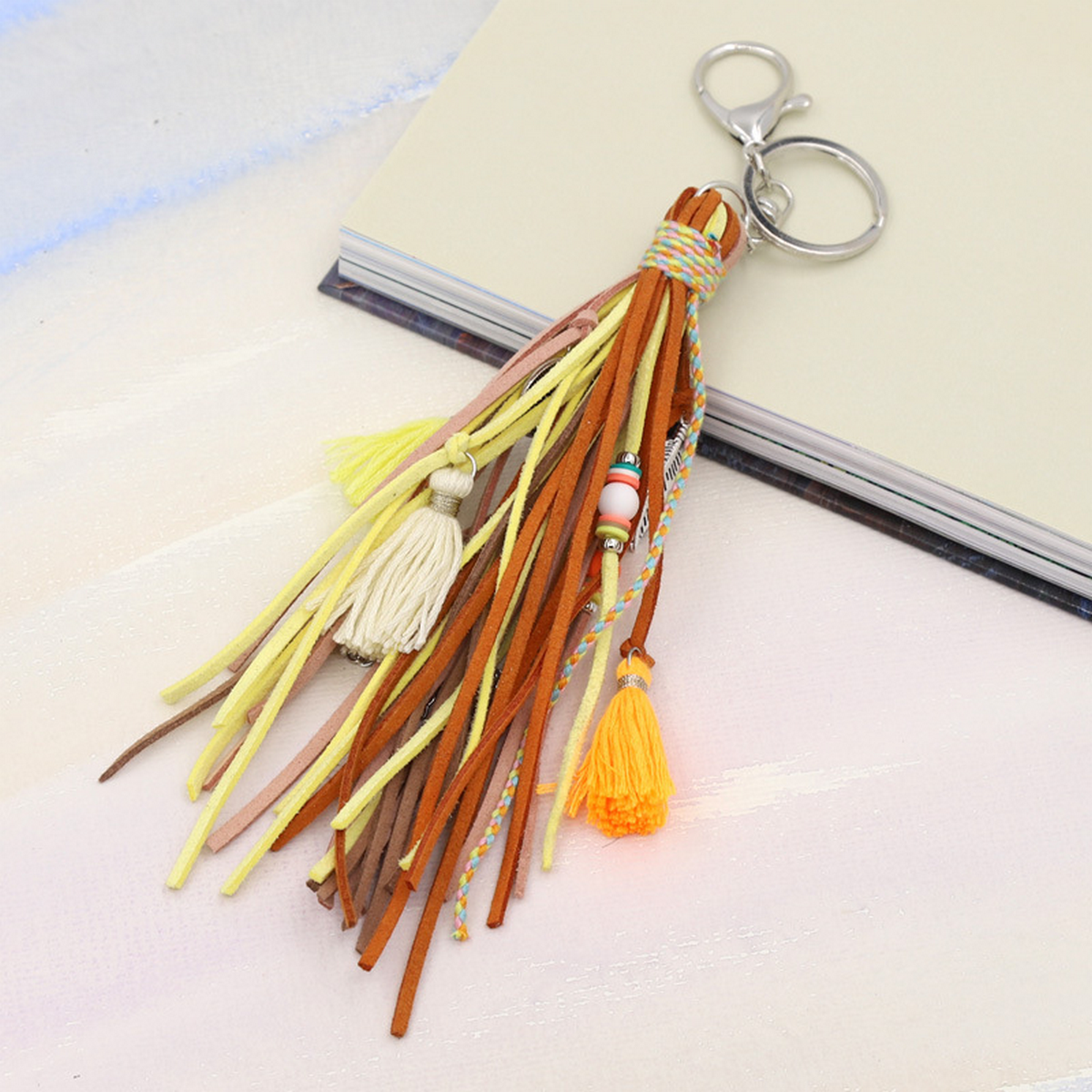 CUTE BOHEMIAN STYLE KEYCHAIN BAG PENDANT
