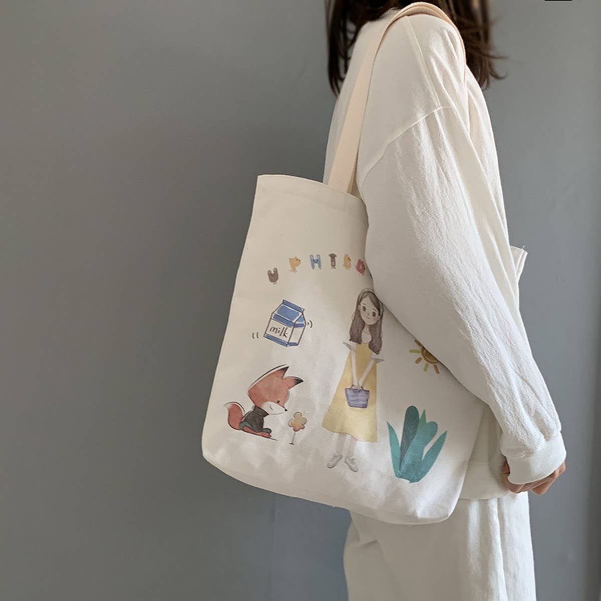 NEW SWEET AND CUTE GIRL CANVAS BAG_CWAB2186