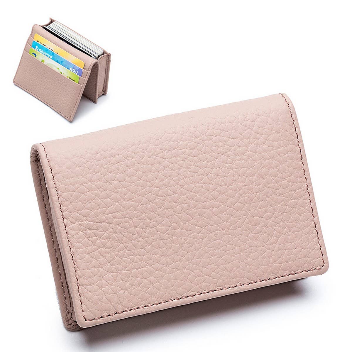 CASUAL TOPLAYER COWHIDE GENUINE LEATHER CARD HOLDER_CWAB3826