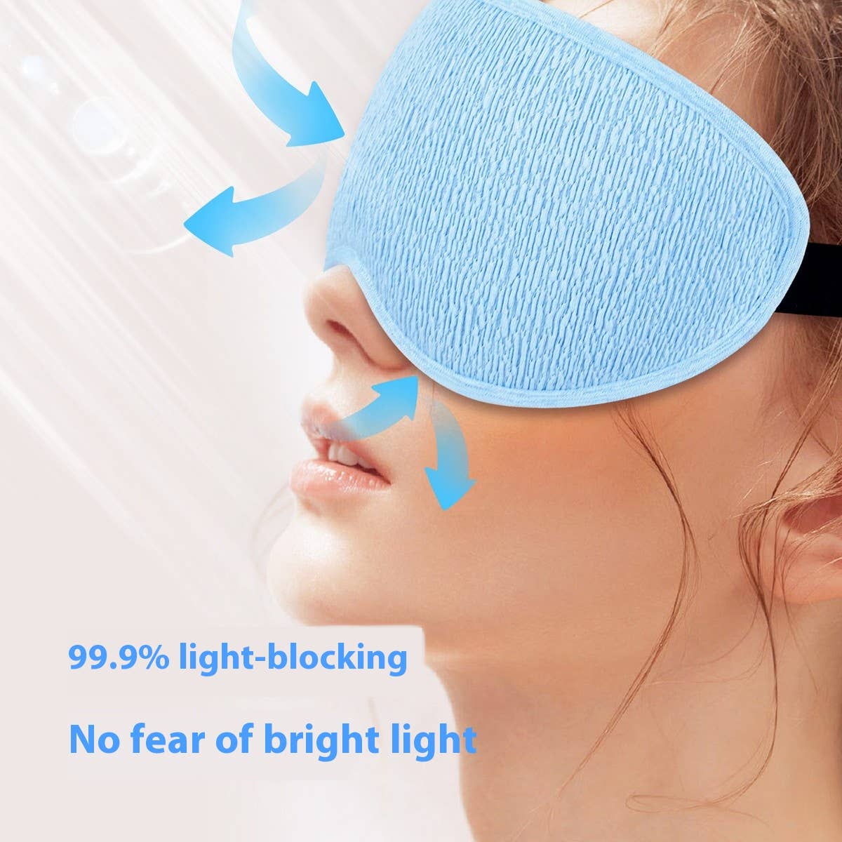 3D Sleep Mask with Hollow Nose & Zero Pressure_CWMM8043