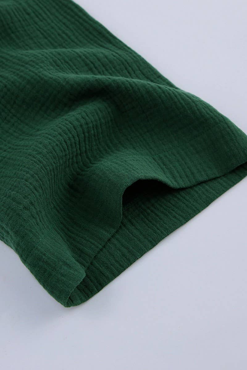 CWSPJ0081_LONG SLEEVE CARDIGAN WITH BELT PANTS PAJAMAS SET