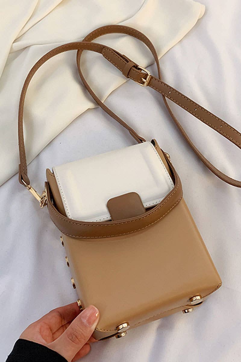 SQUARE BOX PHONE CROSS BAG_CWAB0467