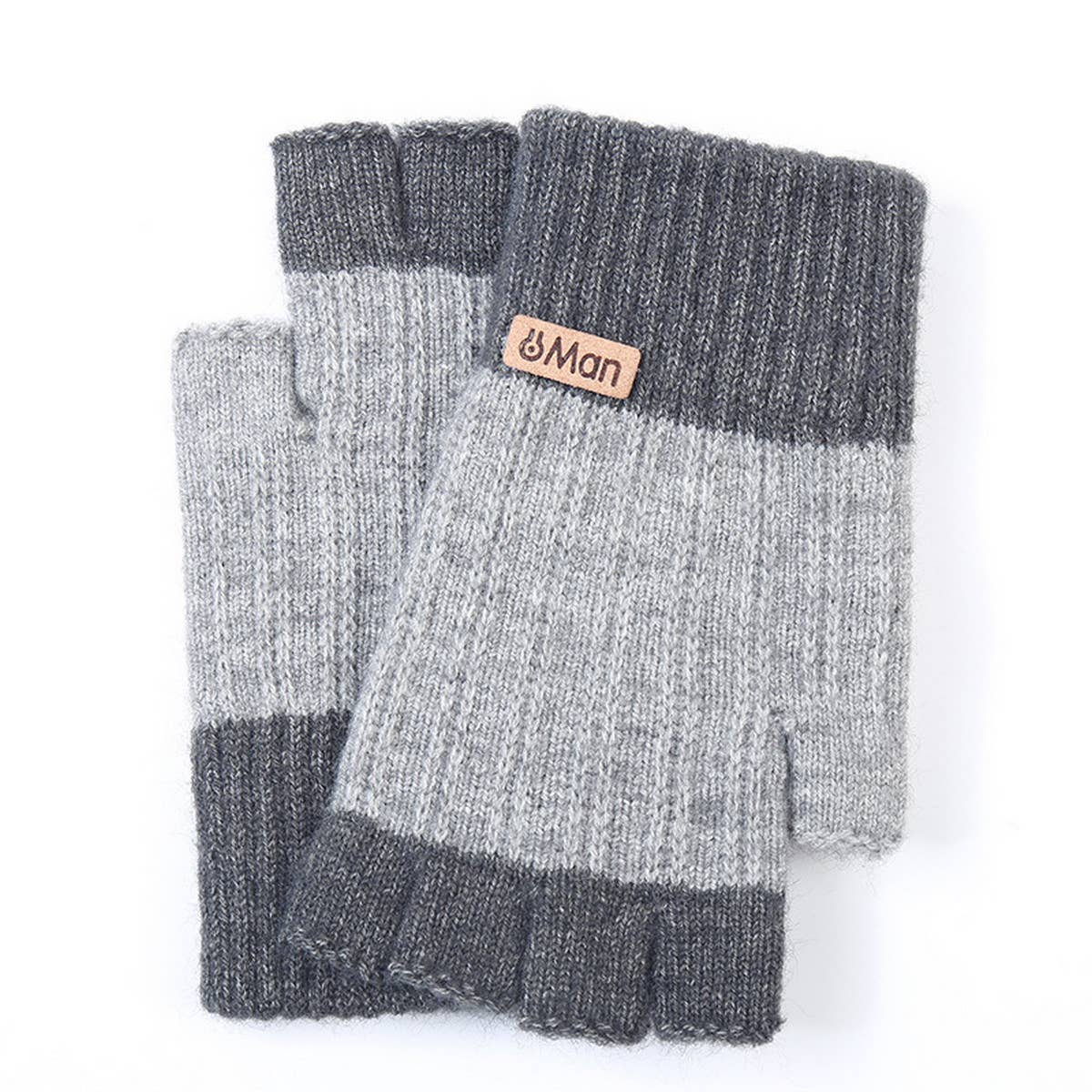 WARM VELVET AND THICKENED HALF KNITTED GLOVES_CWAG0134