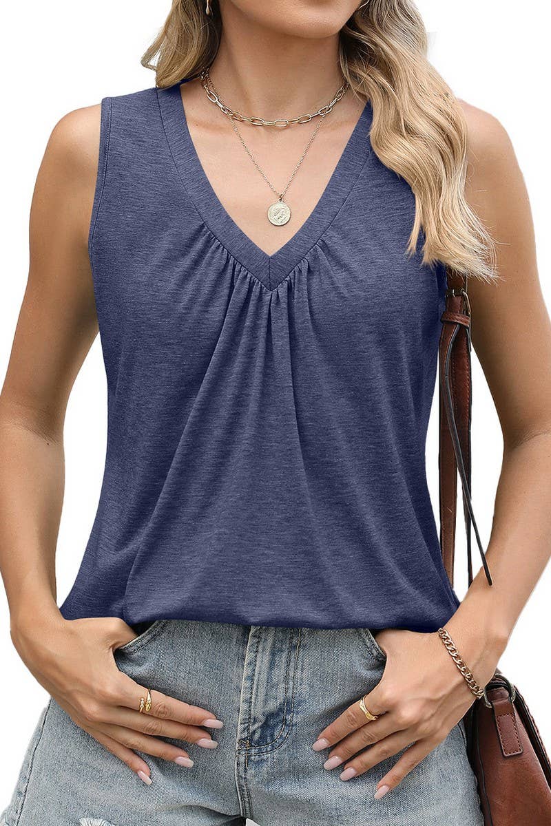 CWTTSL0308_NEW SLEEVELESS CASUAL TOPS FOR SPRING AND SUMMER