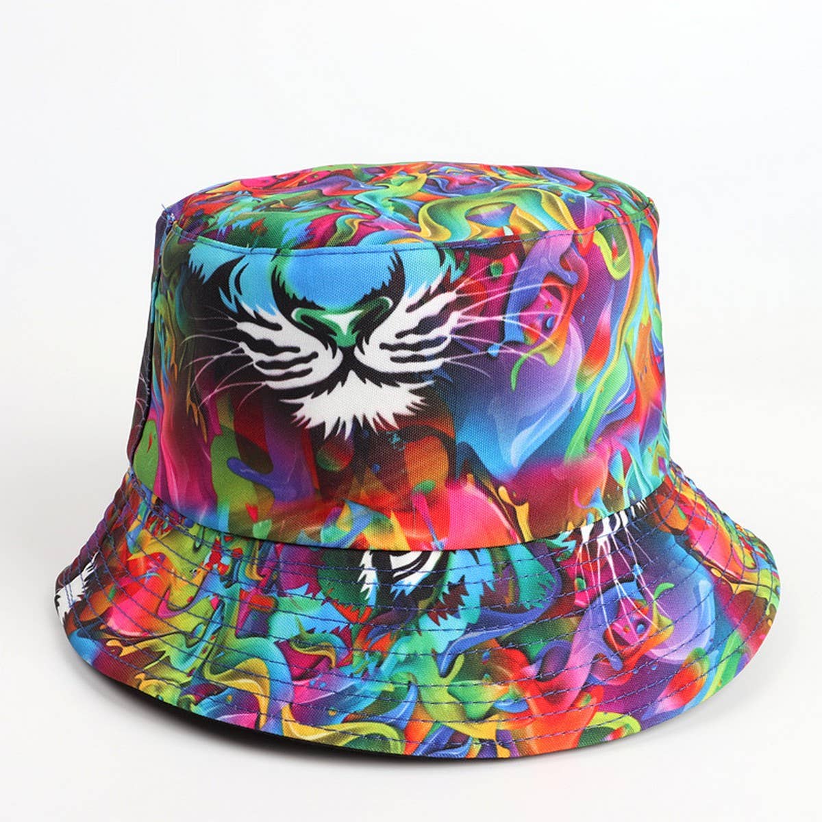 CWAH1521_PERSONALIZED COLOR PRINTING REVERSIBLE BUCKET HAT