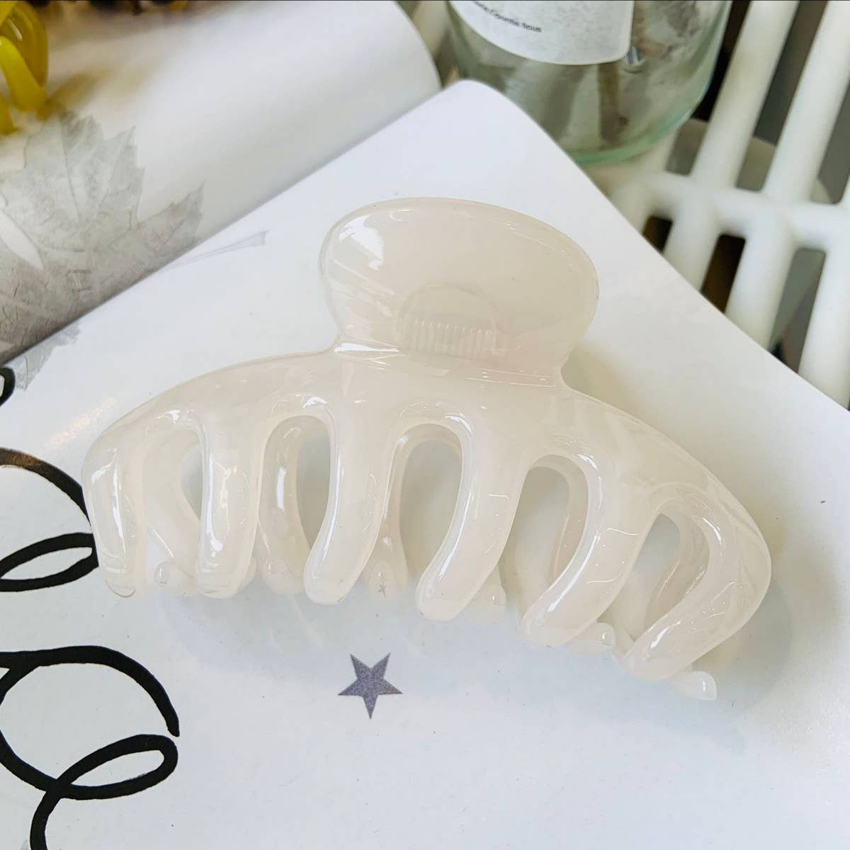 CWAHA1514_EXQUISITE SIMPLE LARGE HAIR CLAW CLIP