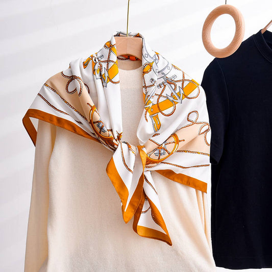 CWASC2398_CONTRAST COLOR CONSTELLATION COMPASS SCARF