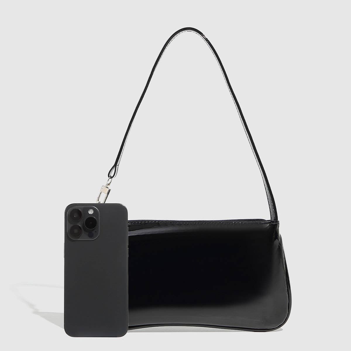Simple Stylish Baguette Tote Bag for Women_CWAB5693