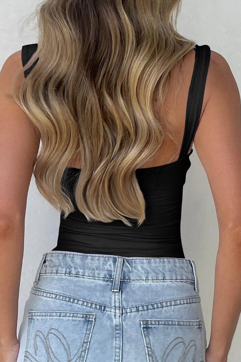 CWTTSL0372_SUMMER SEXY HOT GIRL LACE SUSPENDER T-SHIRT