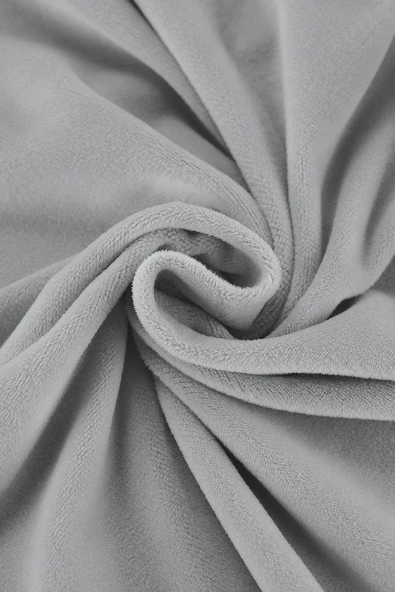 CWSPJ0408_VELVET LONG-SLEEVED TROUSERS PAJAMA SET