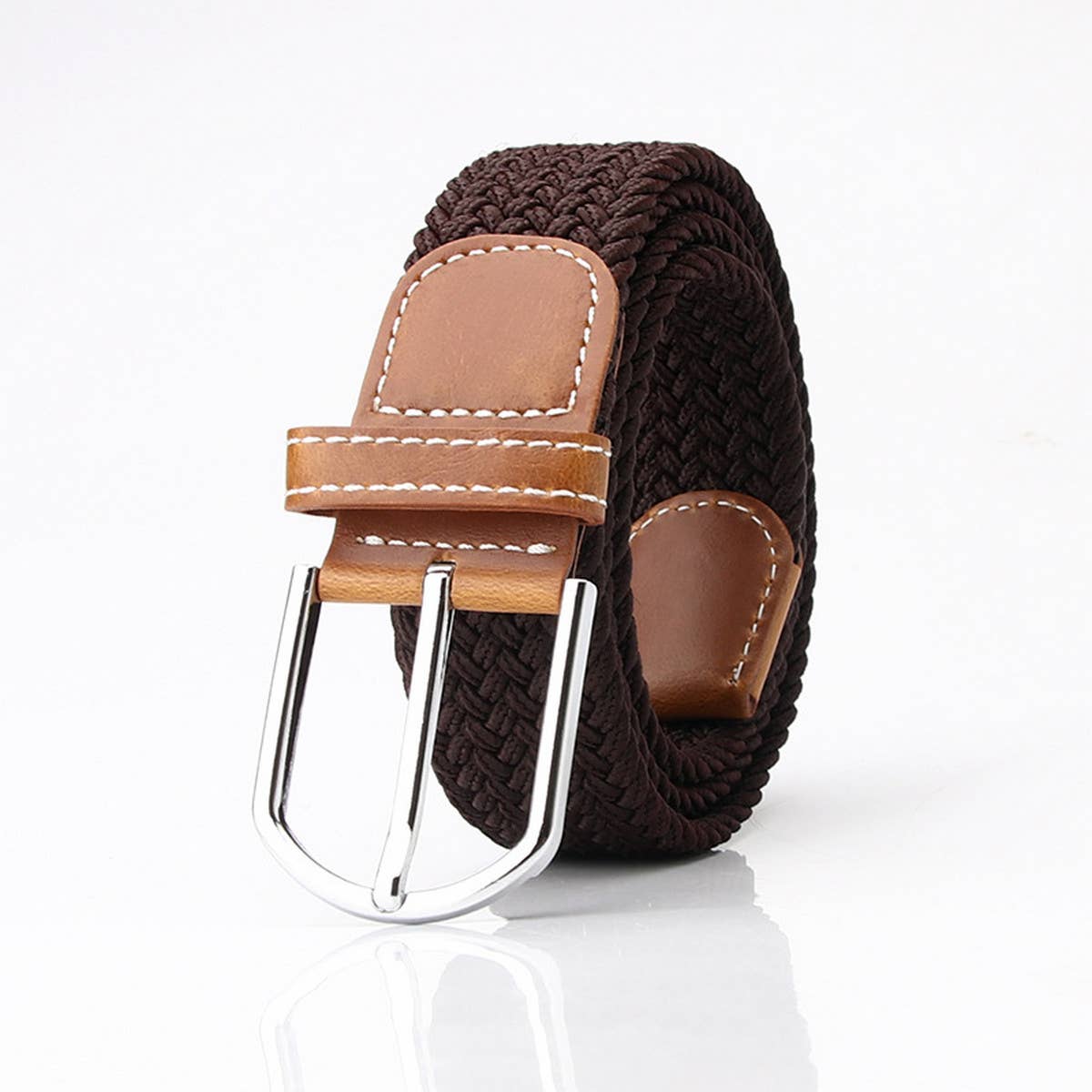 CWABE0940_WOMEN'S CASUAL PIN BUCKLE CANVAS BELT