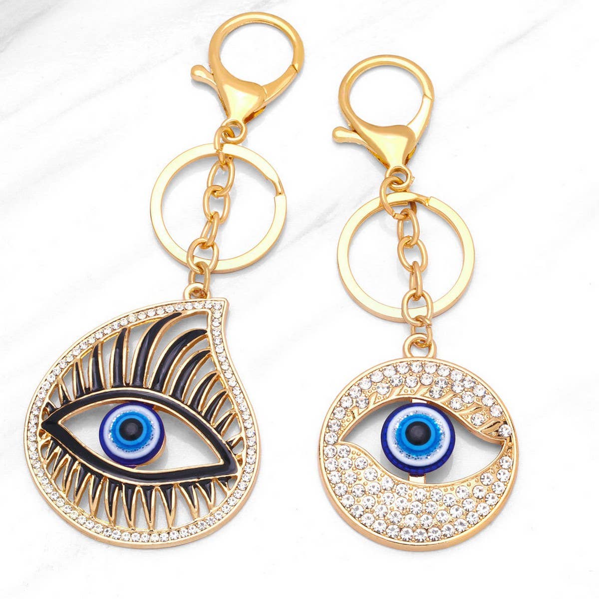 CREATIVE DEVIL'S EYE METAL KEYCHAIN