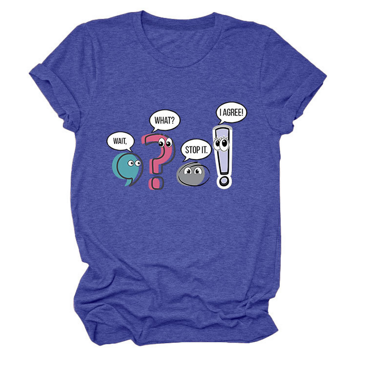 Chic Fun Casual Women's Crew Neck Tee_CWTTS1504