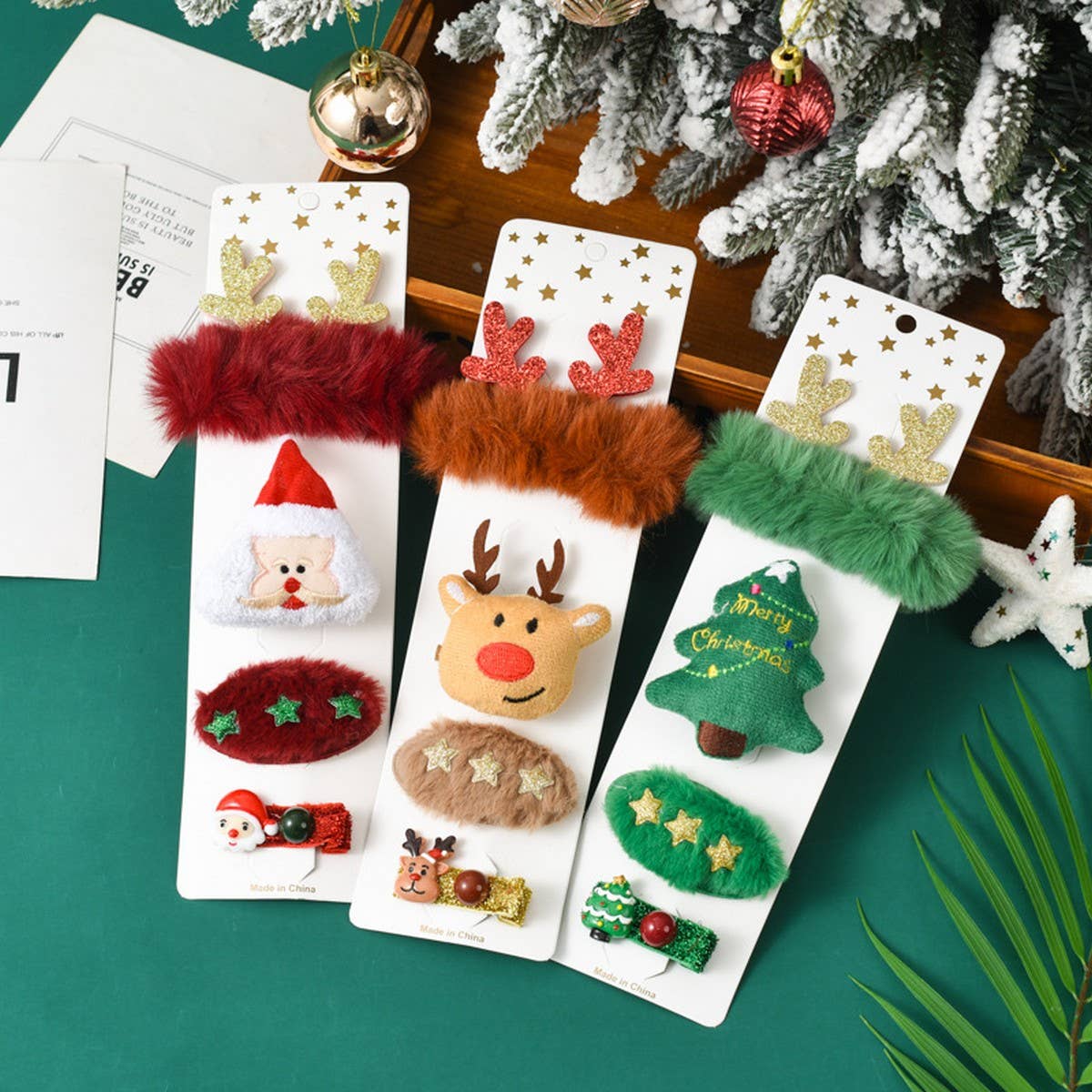 CHRISTMAS GIFT BROOCH HAIR ACCESSORIES HAIRPIN