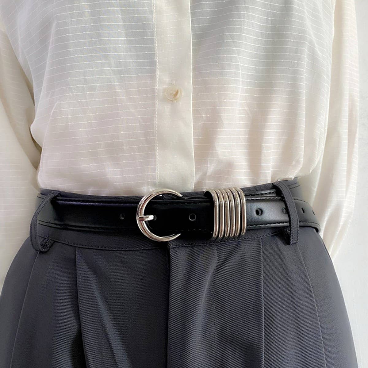 NICHE DESIGN HIGH-END PIN BUCKLE BELT_CWABE0648