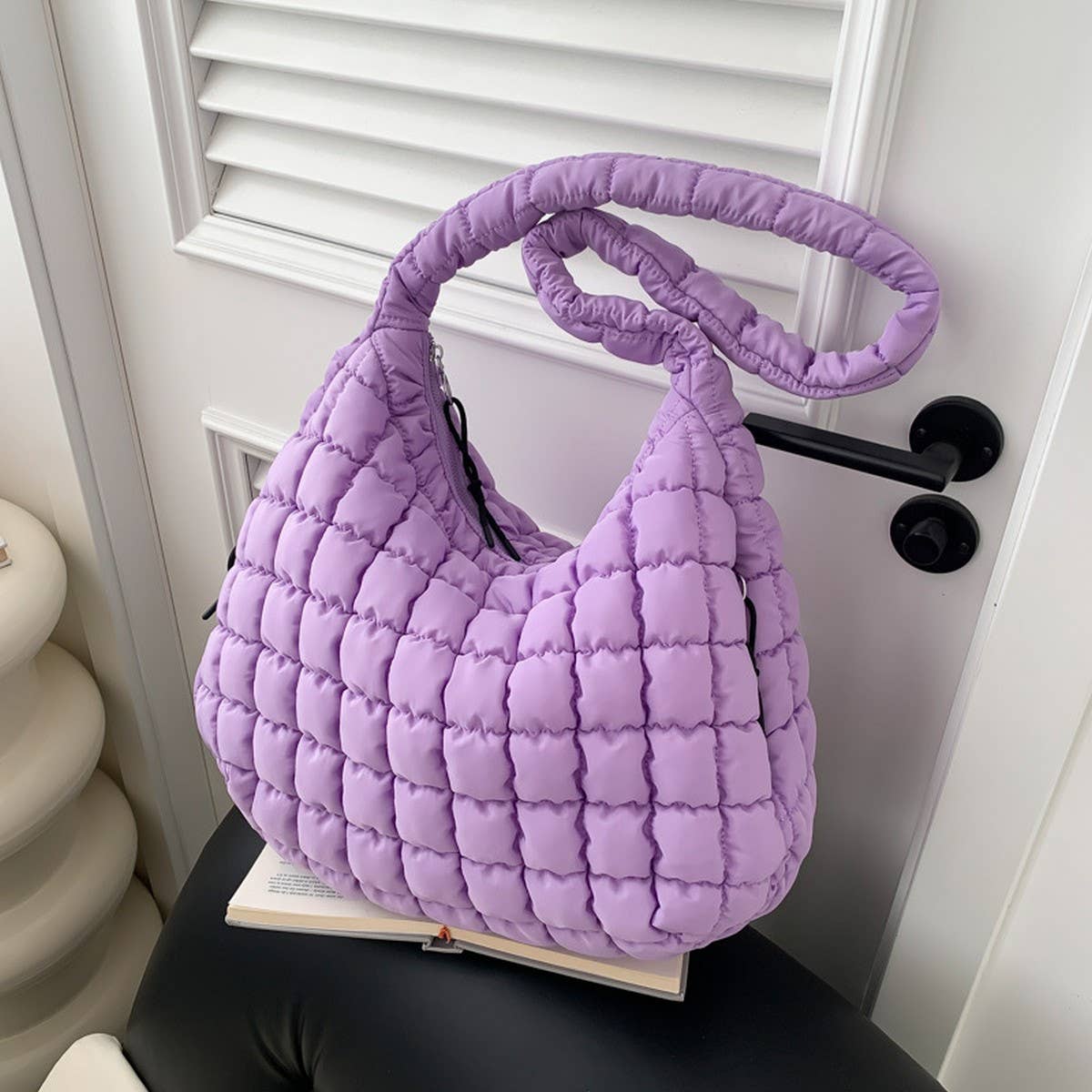 Cloud Puff Tote Bag Large Shoulder Bag_CUAB00503