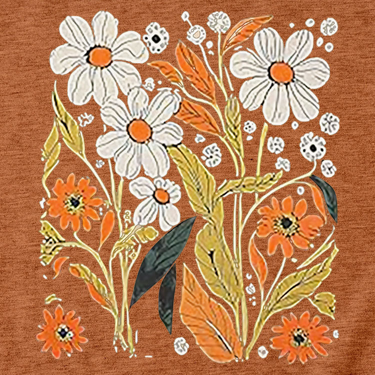 Women?™s Summer Tee ??Floral Casual Round Neck_CWTTS1500
