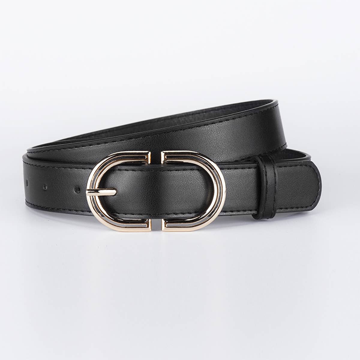 DRESS DECORATED SMALL BELT WITH SIMPLE BELT